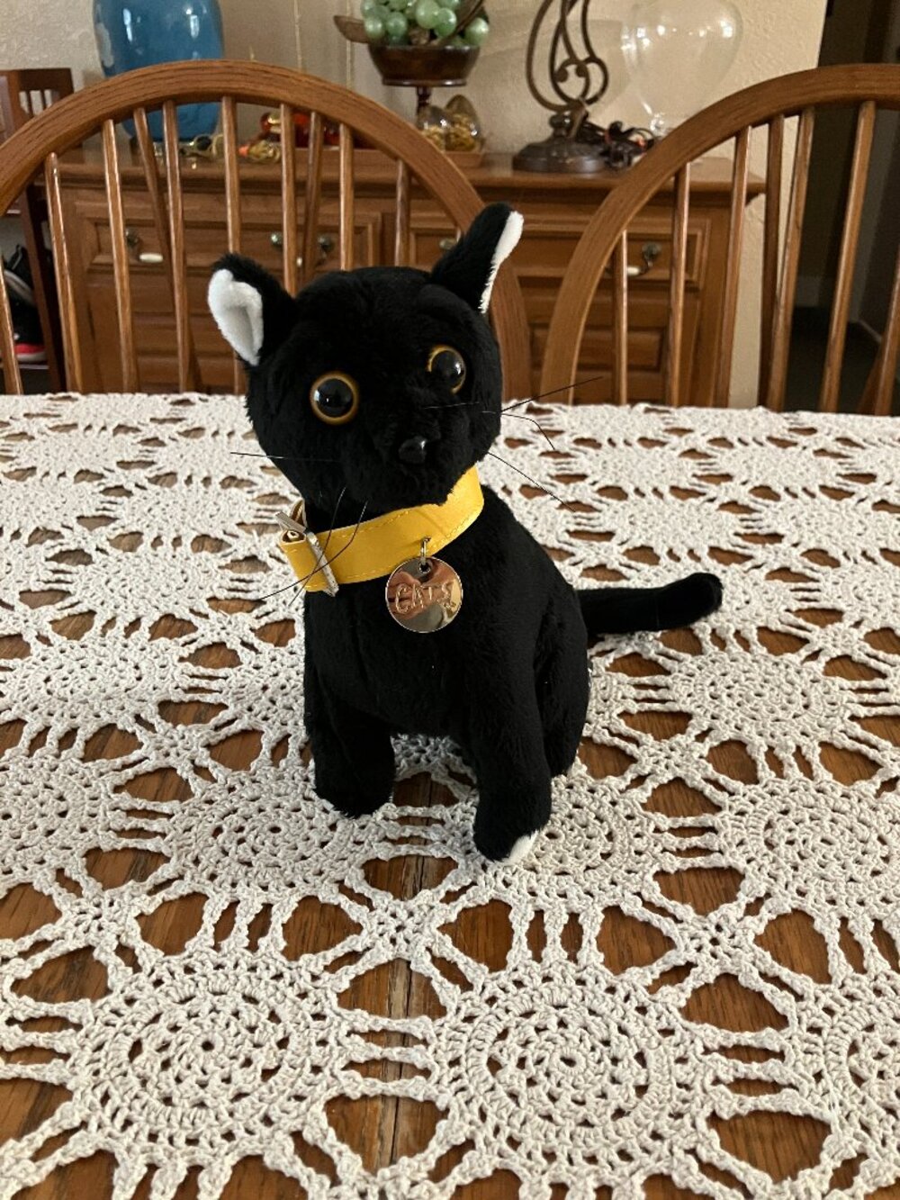 Vintage 1981 Creative Goods Cats the Musical Plush Black Cat